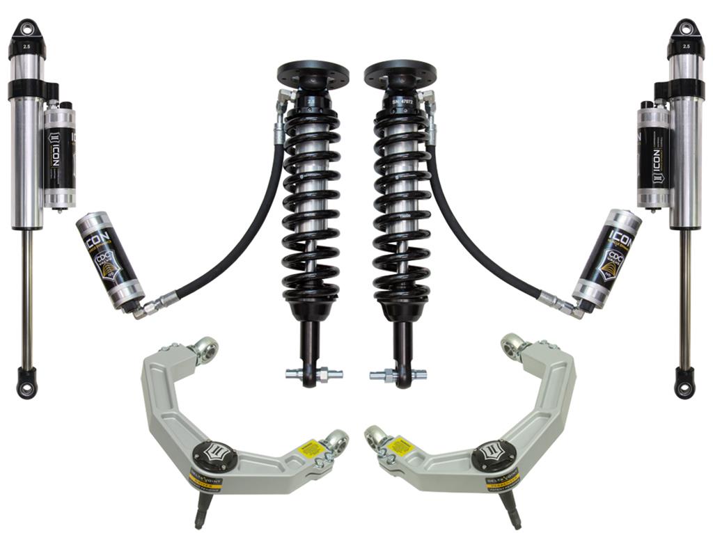 ICON 2015+ Ford F-150 2WD 1.75-3in Stage 5 Suspension System w/Billet Uca (1x ico98505DJ, 1x ico97720CP, 1x ico91816C) thumbnail 2