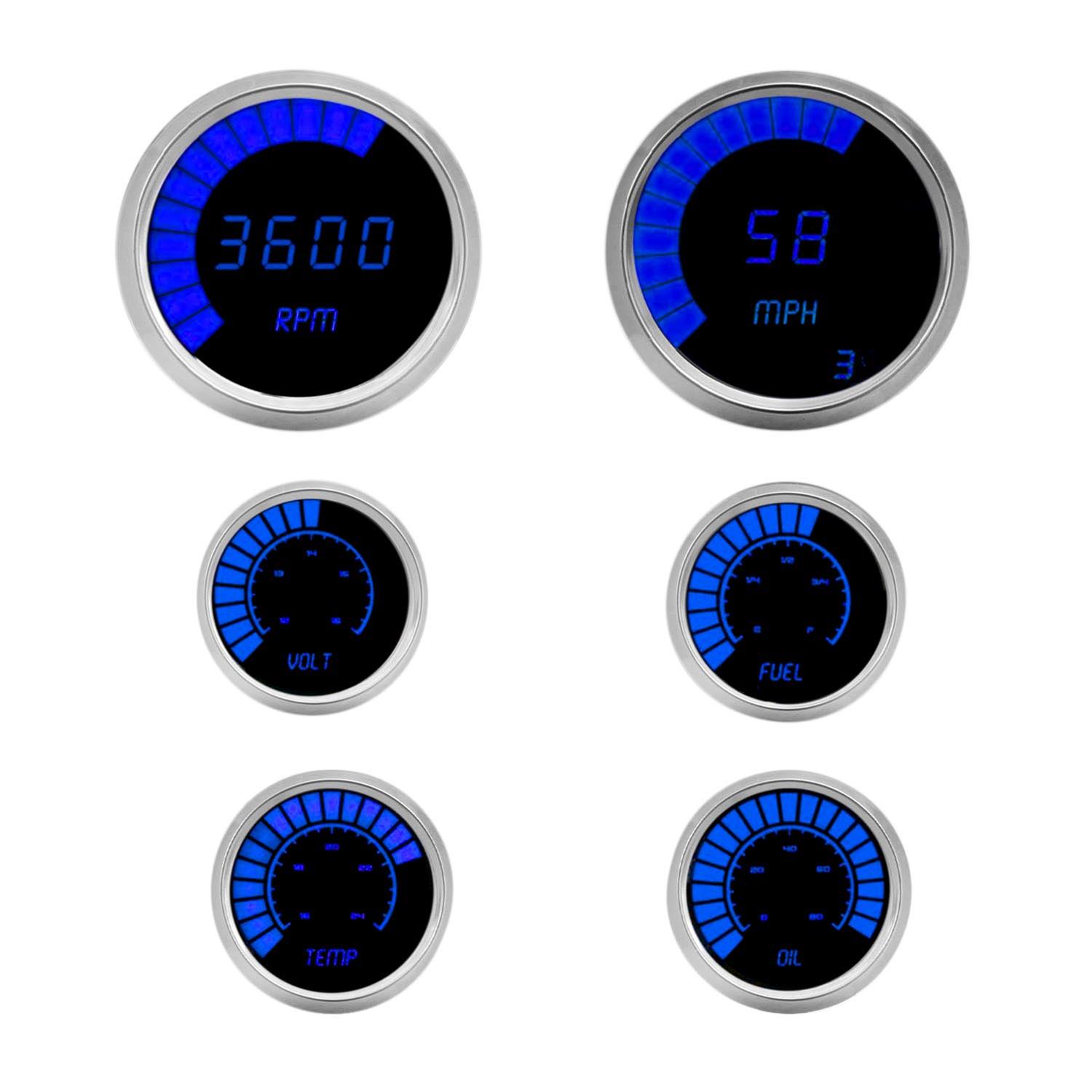 Intellitronix Corp BS9999B Intellitronix LED Digital Gauge Kits