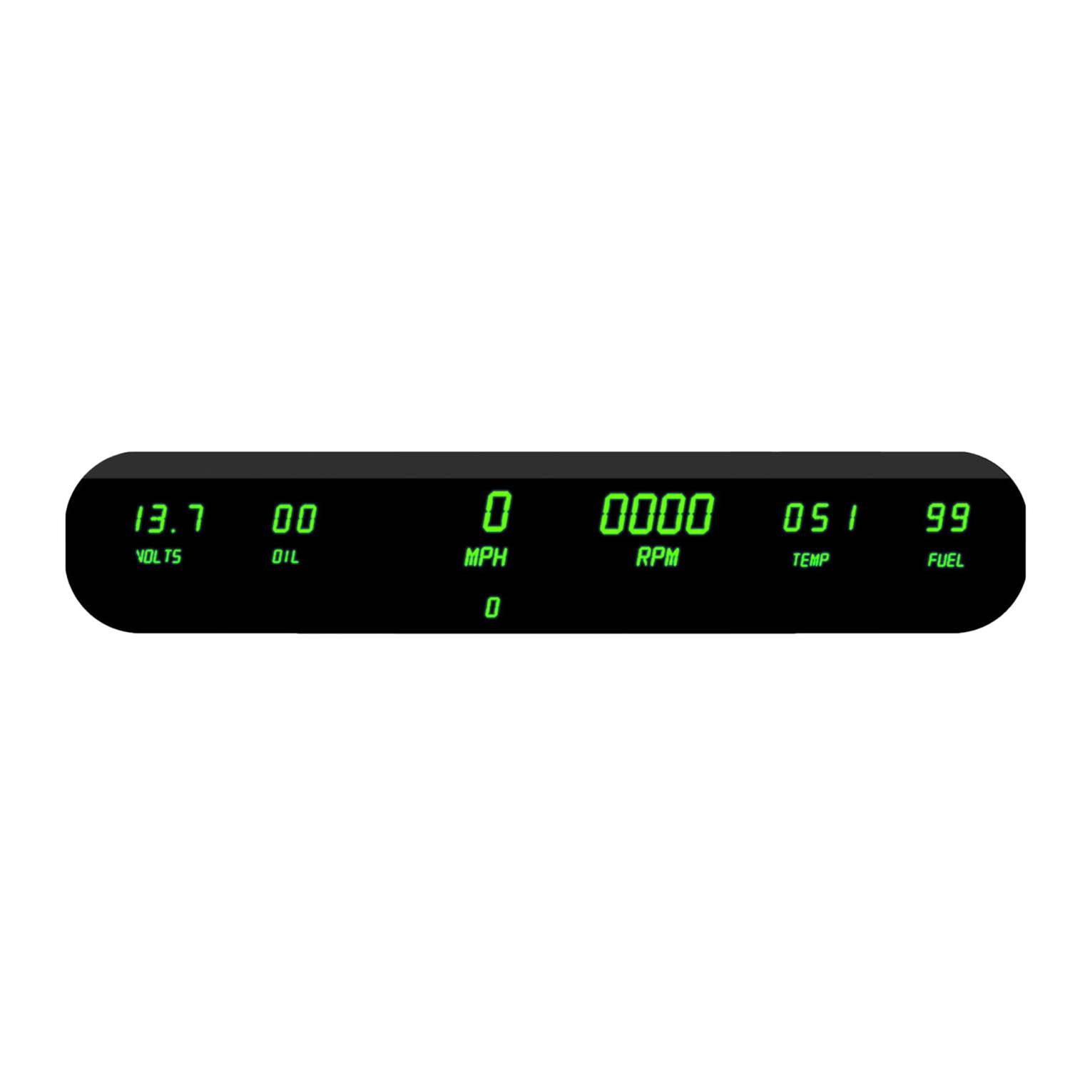 Intellitronix Corp DP10002G Intellitronix Universal LED Digital Gauge Panels Summit Racing