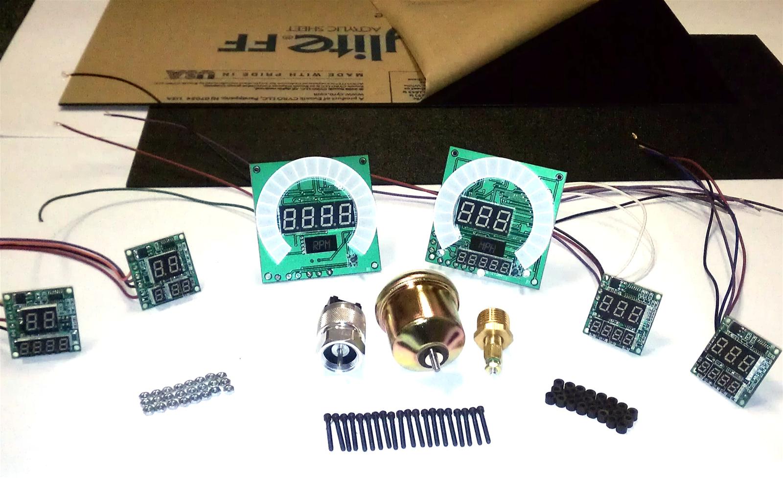 Green Intellitronix Universal Digital Bargraph Water Temperature Gauge