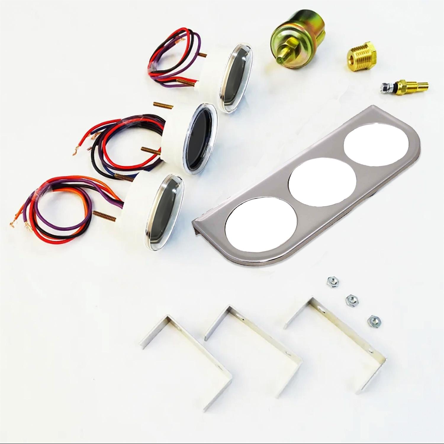 Intellitronix Corp MS9333B Intellitronix LED Digital 3-Gauge Kits