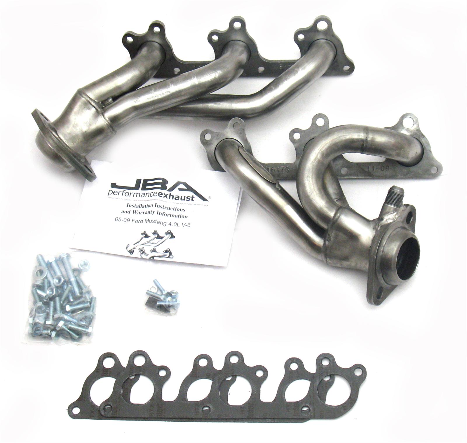 JBA 05-10 MUSTANG V6 1/2in Header Shorty Stainless Steel
