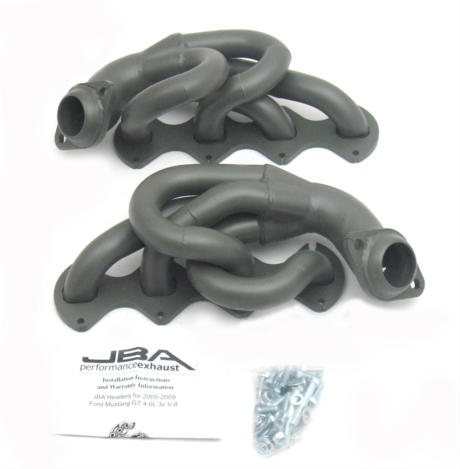JBA 05-10 Ford Mustang 4.6L 3V 1-5/8in Primary Ti Ctd Cat4Ward Header