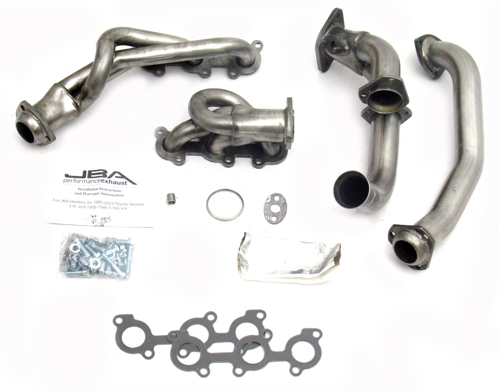 JBA 01-04 Toyota 3.4L V6 w/o EGR 1-1/2in Primary Raw 409SS Cat4Ward Header