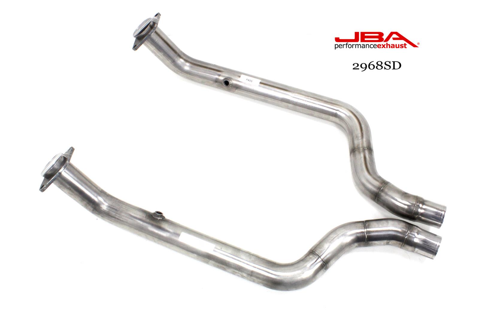 JBA Performance Exhaust 2968SD JBA Performance Exhaust MidPipes Summit Racing