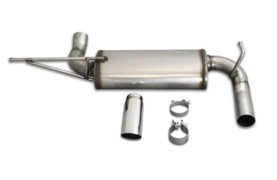 JBA 07-18 Jeep Wrangler JK 3.8L/3.6L 304SS Single Rear Exit Axle Back Exhaust