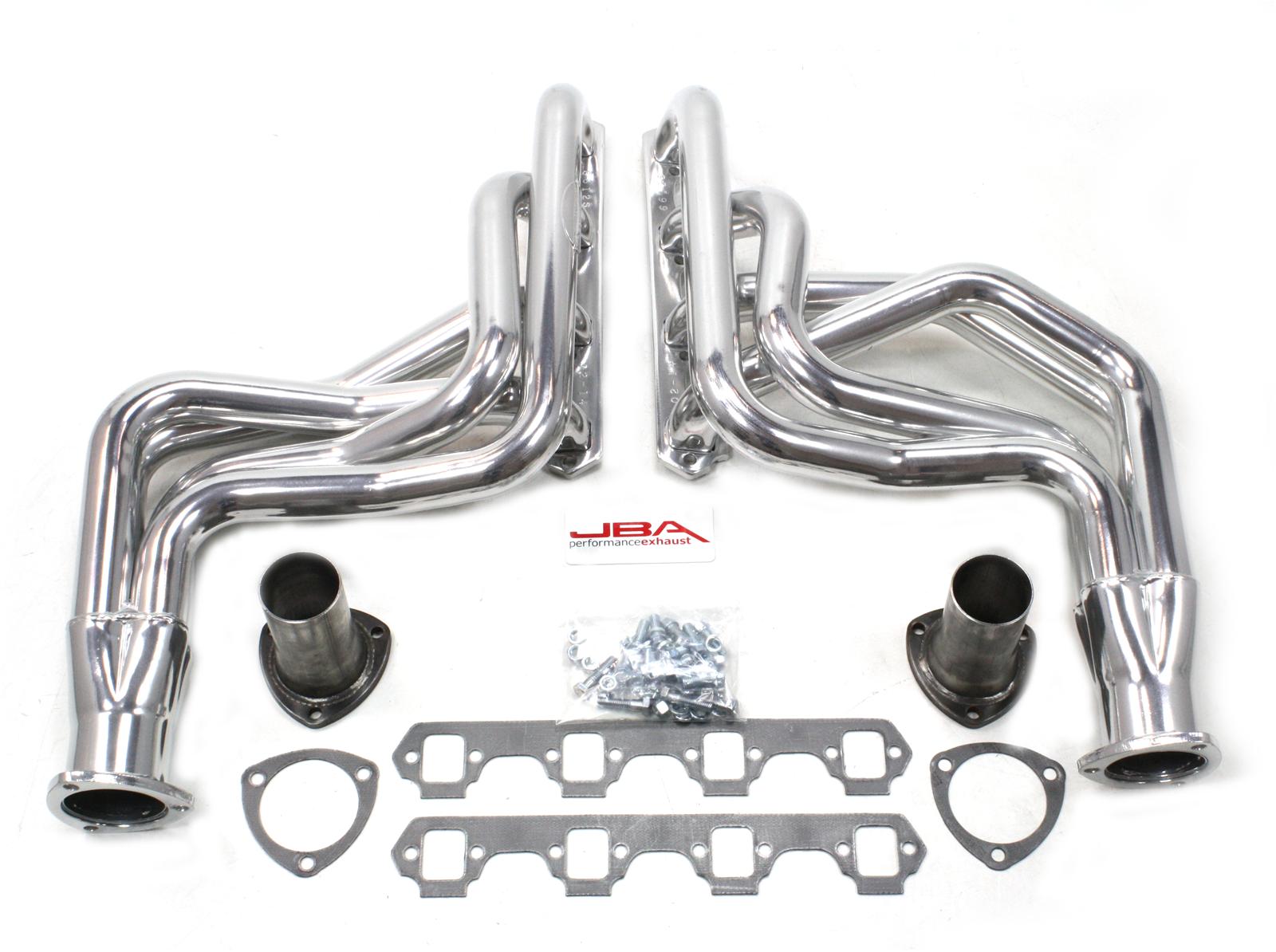 JBA 65-73 Ford Mustang 260-351W (w/Mustang II Suspension) 1-3/4in Primary Sliver Long Tube Header thumbnail 2