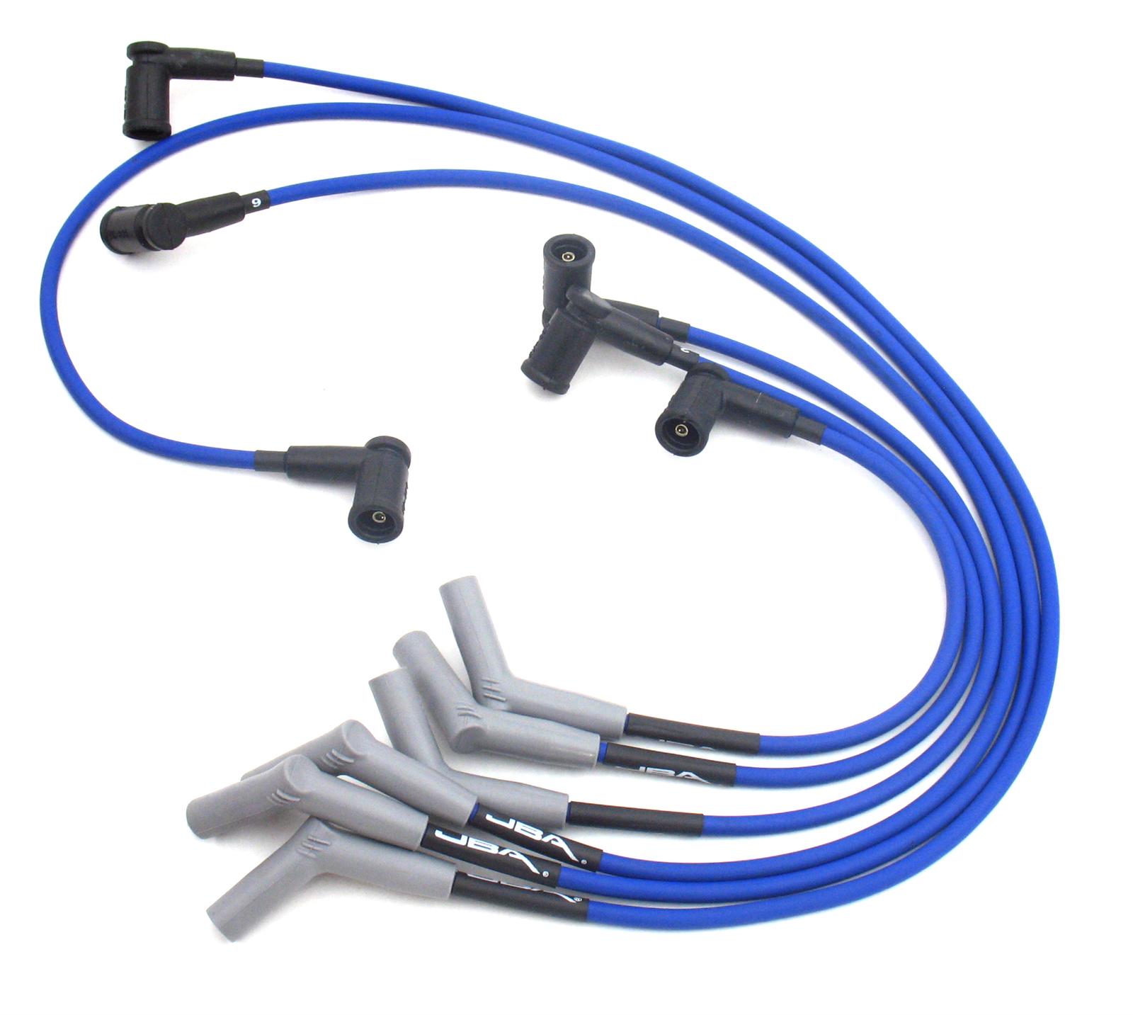JBA Performance Exhaust W06499 JBA Performance Exhaust PowerCables Spark Plug Wire Sets Summit