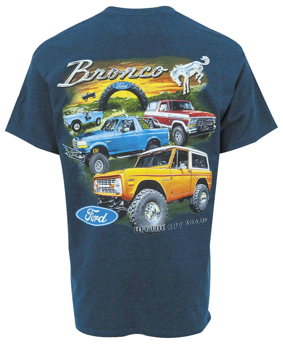 Summit Gifts FM4BR-U-XL Ford Bronco Hit The Off-Road T-Shirt | Summit ...