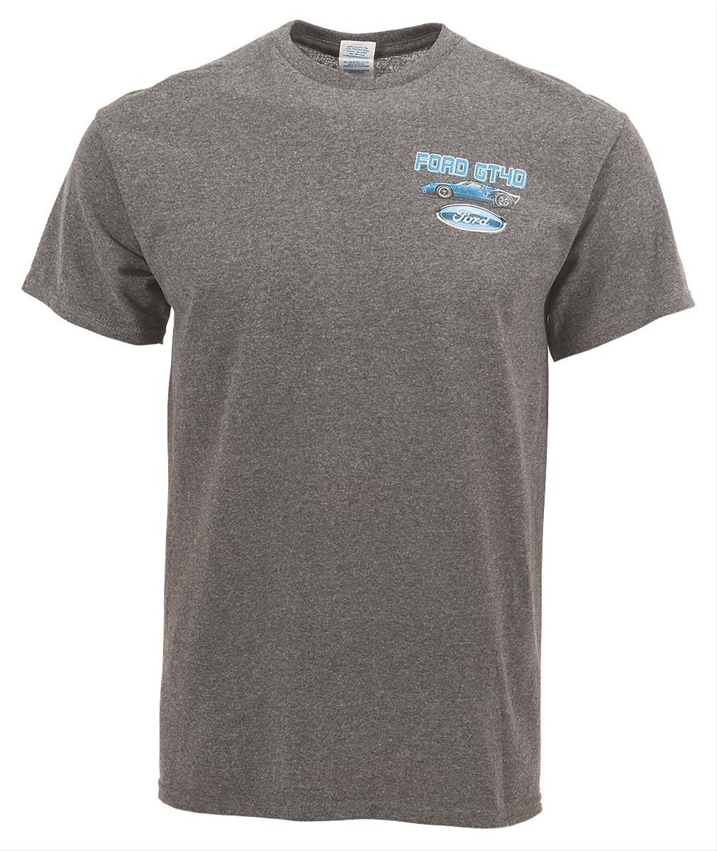 Summit Gifts FMGTF-GY-ADL-XL Ford GT40 World Beater T-Shirt