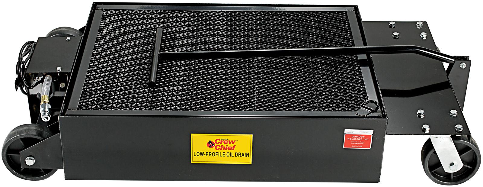 John Dow Crew Chief 25Gallon LowProfile Oil Drains with Electric Evac
