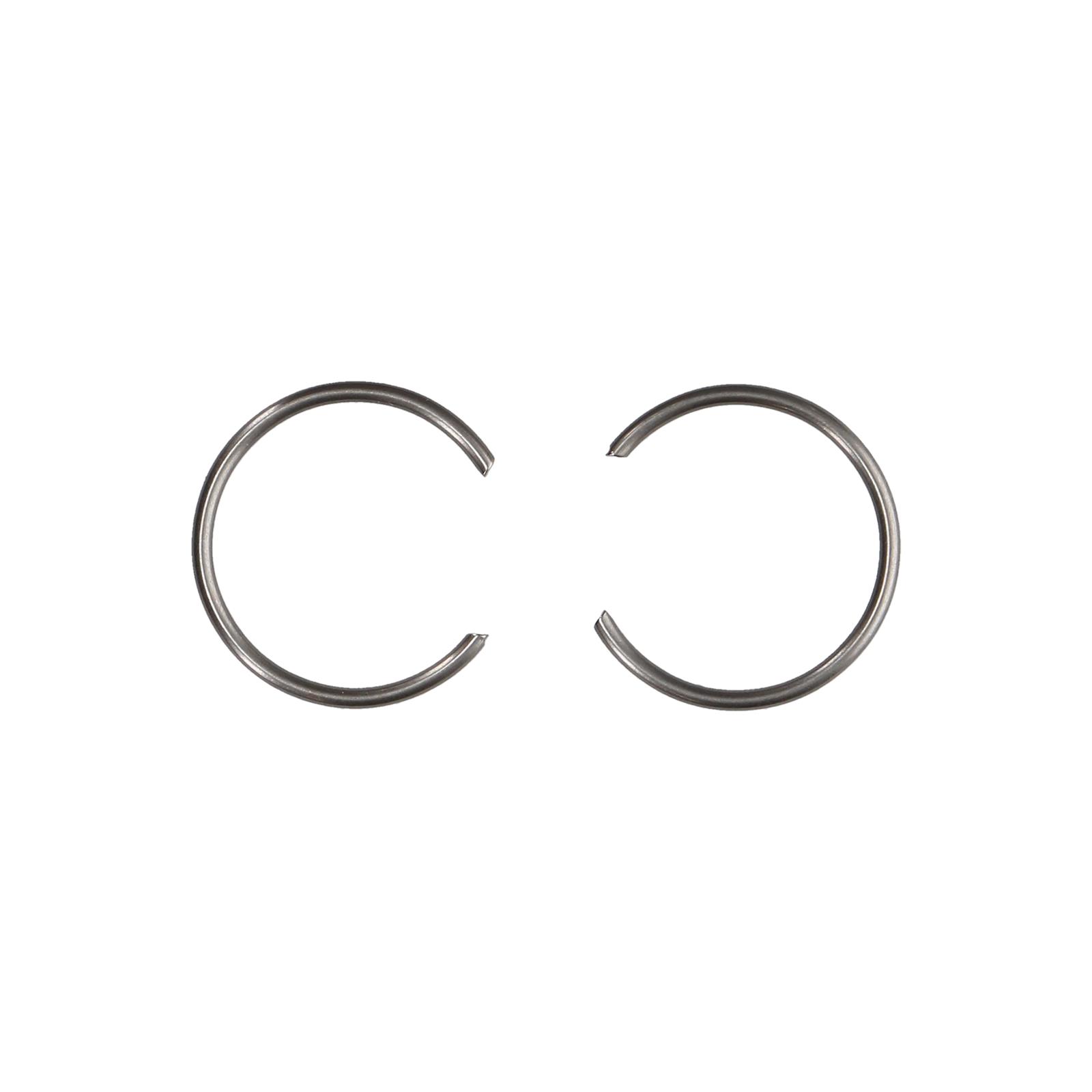 JE Pistons Lock Rings 866-042-CT Wrist Pin Retainer, Tru Arc Type, Carbon Steel, 0.042 in. Thick, for 0.866 in. Wrist Pin Diameter, Each