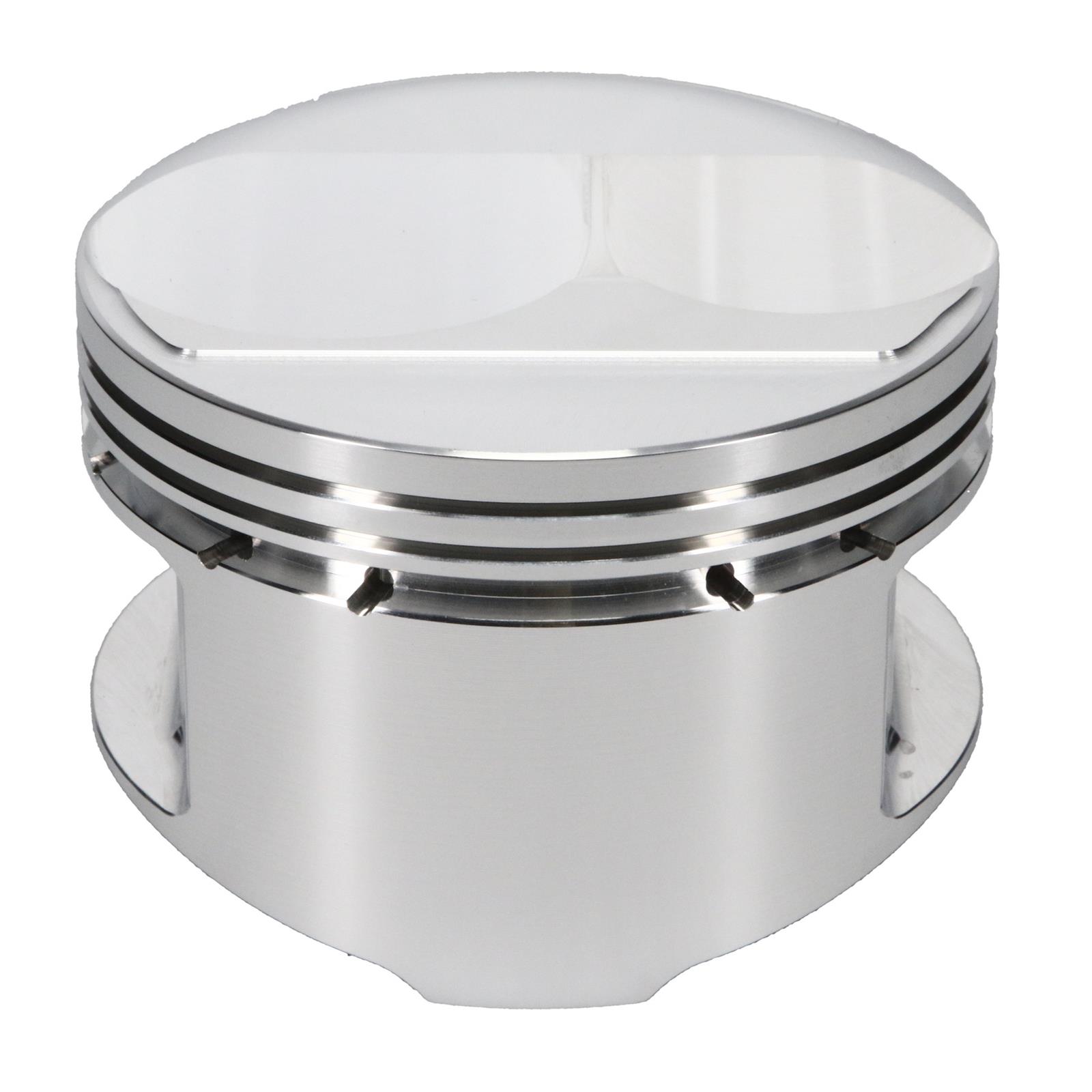 JE Pistons 427/428 FE Dome Top 168741R Piston, Bore 4.250 in., Bore 107.950mm, Stroked, Dome, Forged Aluminum, Right Exhaust Valve Orientation, Ford, Each thumbnail 6