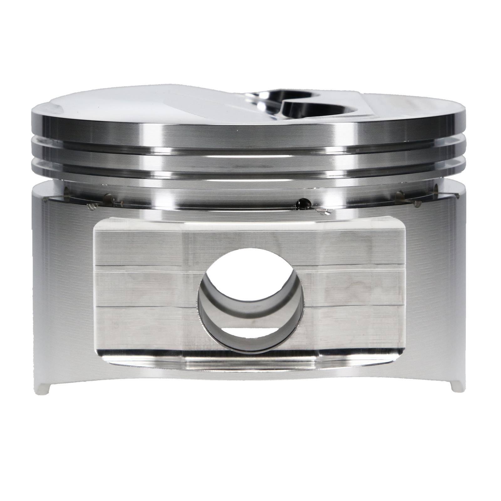 JE Pistons 427/428 FE Dome Top 168741R Piston, Bore 4.250 in., Bore 107.950mm, Stroked, Dome, Forged Aluminum, Right Exhaust Valve Orientation, Ford, Each