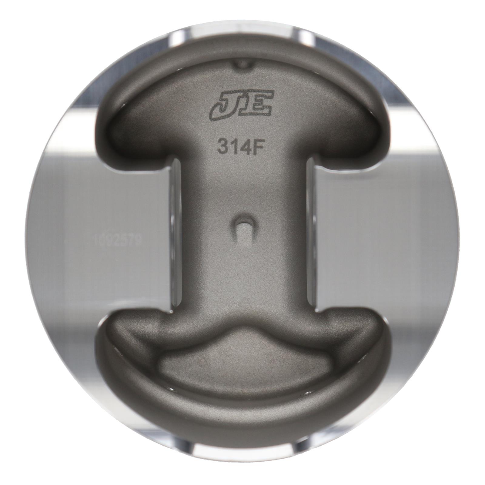 JE Pistons 427/428 FE Dome Top 168741R Piston, Bore 4.250 in., Bore 107.950mm, Stroked, Dome, Forged Aluminum, Right Exhaust Valve Orientation, Ford, Each thumbnail 3