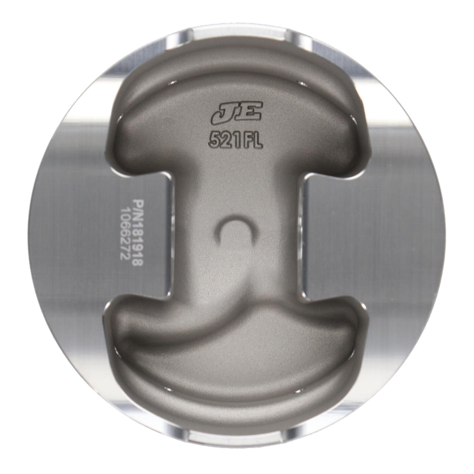 JE Pistons 350 Small Block 23 Degree Flat Top 181918R Pistons, Single - 4.040 SBC FT thumbnail 4