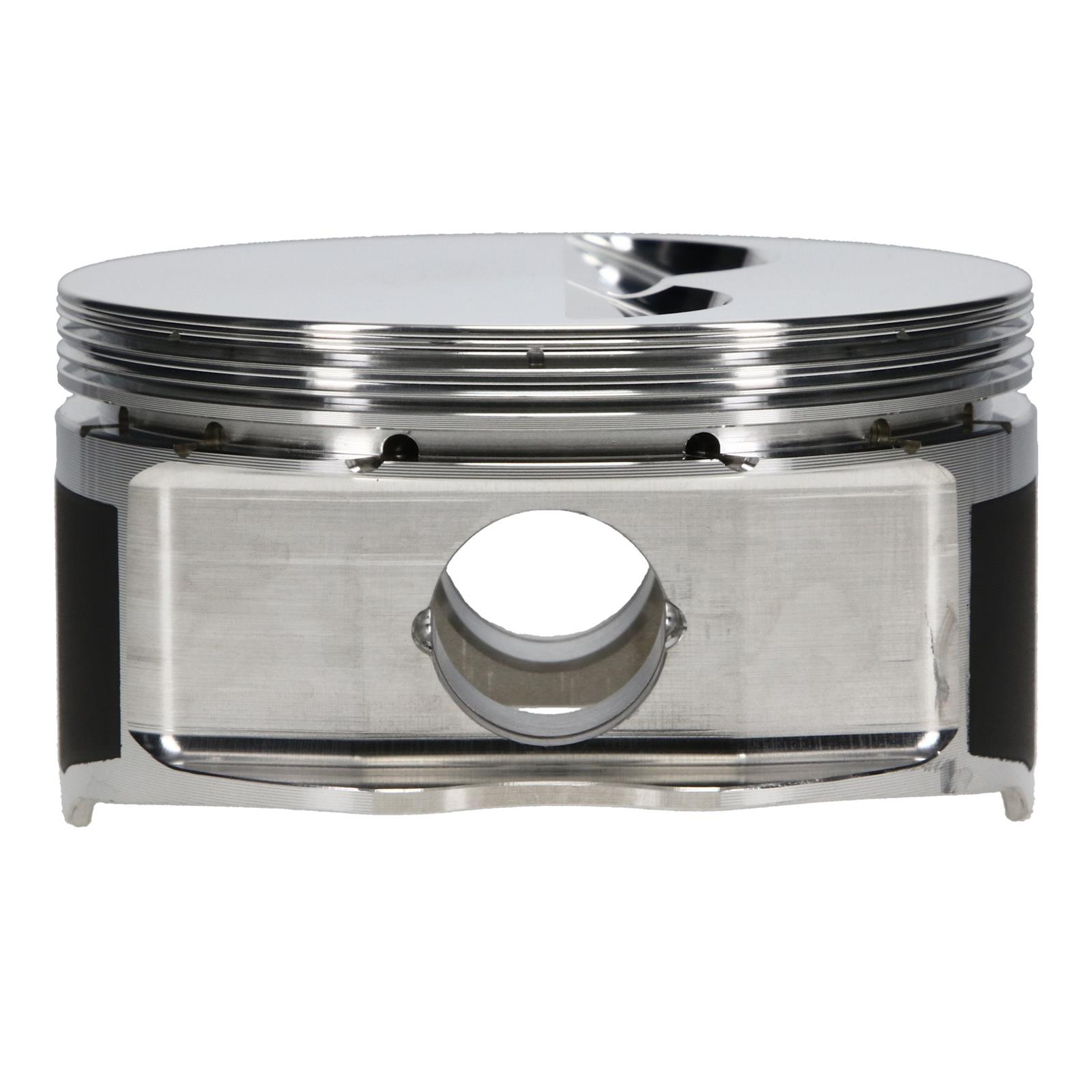 JE Pistons 350 Small Block 23 Degree Flat Top 187698L Pistons, Single - SBC STD FLAT TOP thumbnail 3