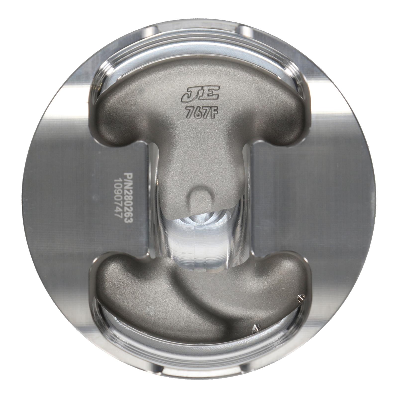 JE Pistons Big Chief GP 12/14-Degree 632 Flat Top 280263R Pistons, Single - BBC 12/14 DEG