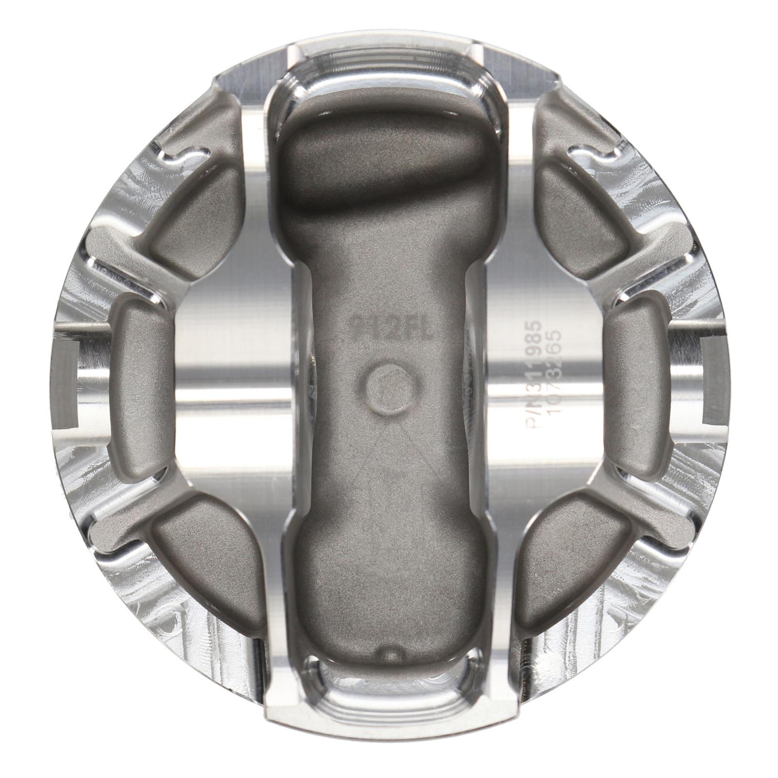 JE Pistons LS Series Flat Top 311966L Piston, Forged, Top, 2-Valve Reliefs, 4.070 in. Bore, 3.622 in. Stroke, 6.125 in. Rod, 1.304 in. Compression, Chevy, Left, Each