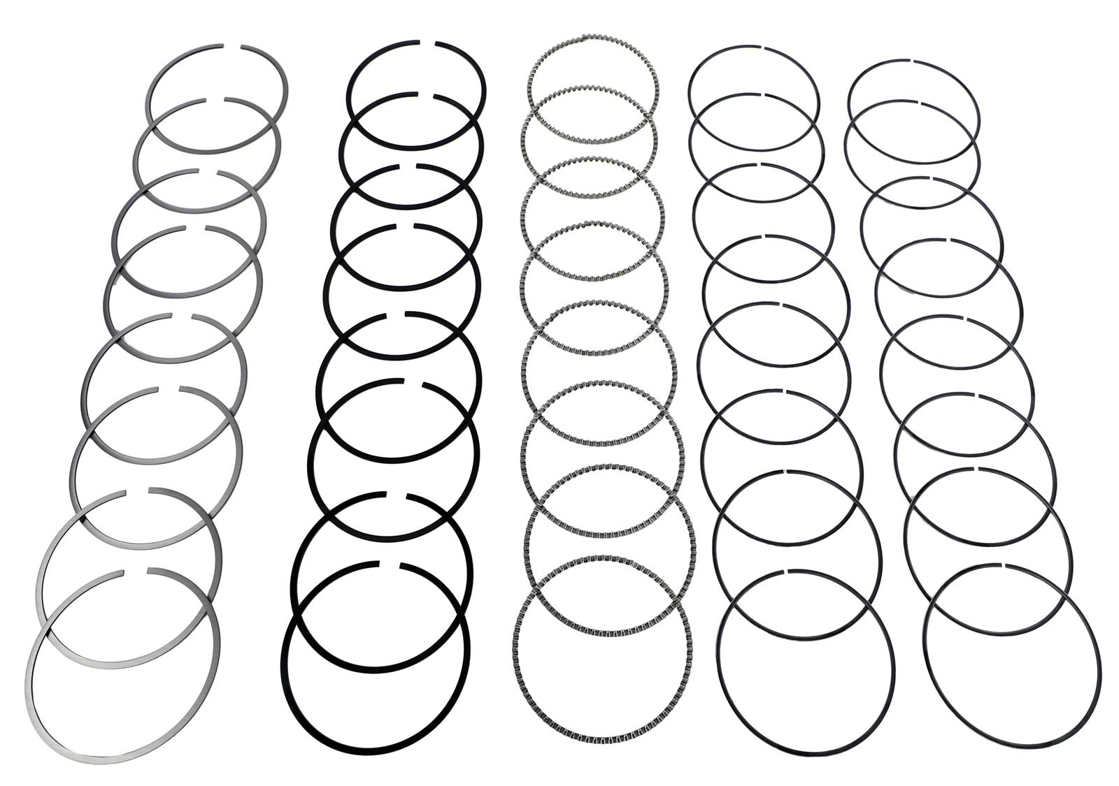 Jegs Racing Piston Rods JE Pistons JG31F8-4030-2 JE Pistons Pro Steel Piston Rings | Summit Racing