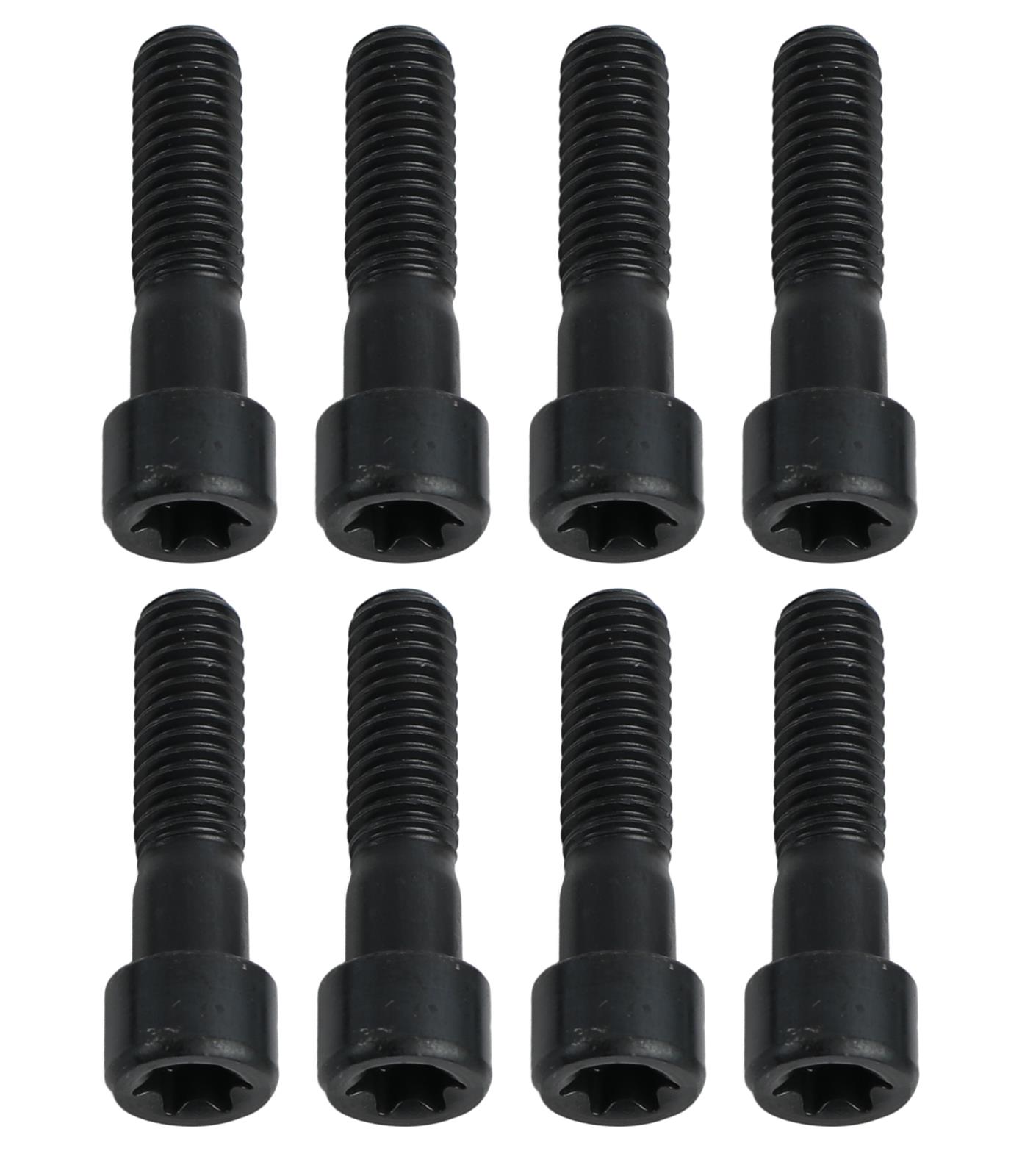 Jesel Rocker Shaft Bolts BLT-21750-8 Bolt, 12-Point Head, T-45 Internal Torx, 8740 Chromoly, Black Oxide, 5/16-18 in. RH Thread, 1.250 in. UHL, Set of 8