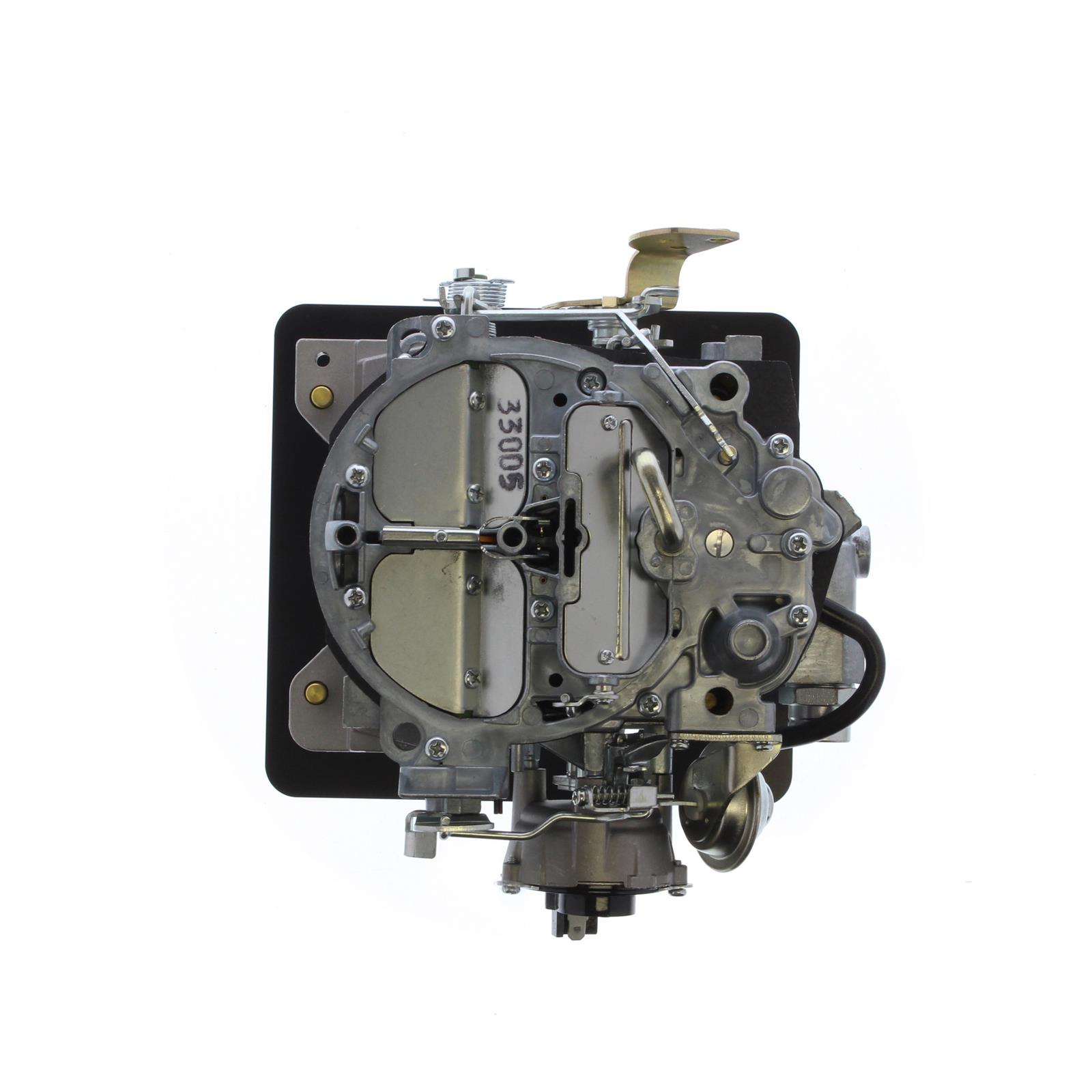 JET Marine 750 CFM 4-Barrel Carburetor 33005 Carburetor, Marine, cfm, 4-Barrel, Spread Bore, Single Inlet, Black, Universal Style Linkage, Each