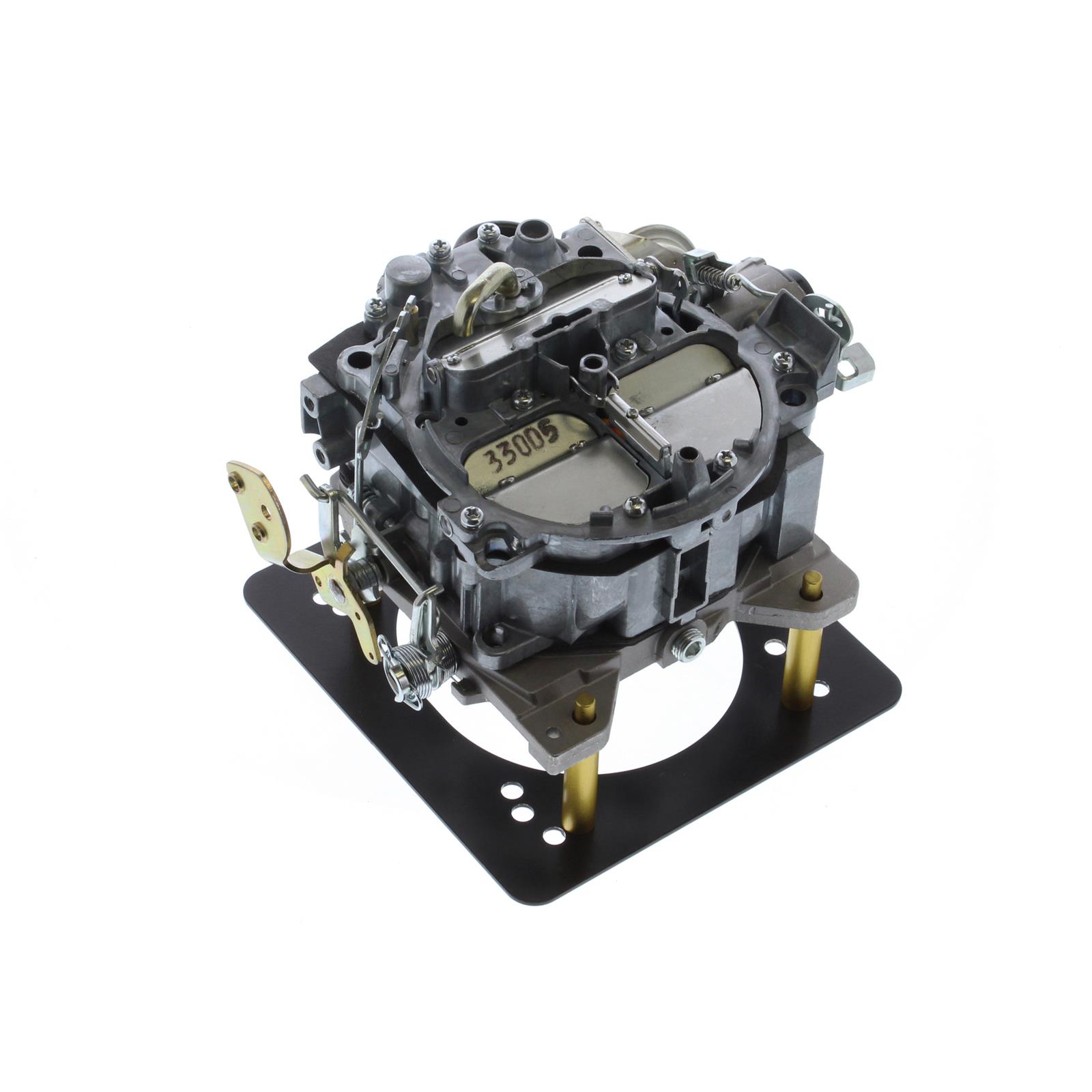 JET Marine 750 CFM 4-Barrel Carburetor 33005 Carburetor, Marine, cfm, 4-Barrel, Spread Bore, Single Inlet, Black, Universal Style Linkage, Each thumbnail 2