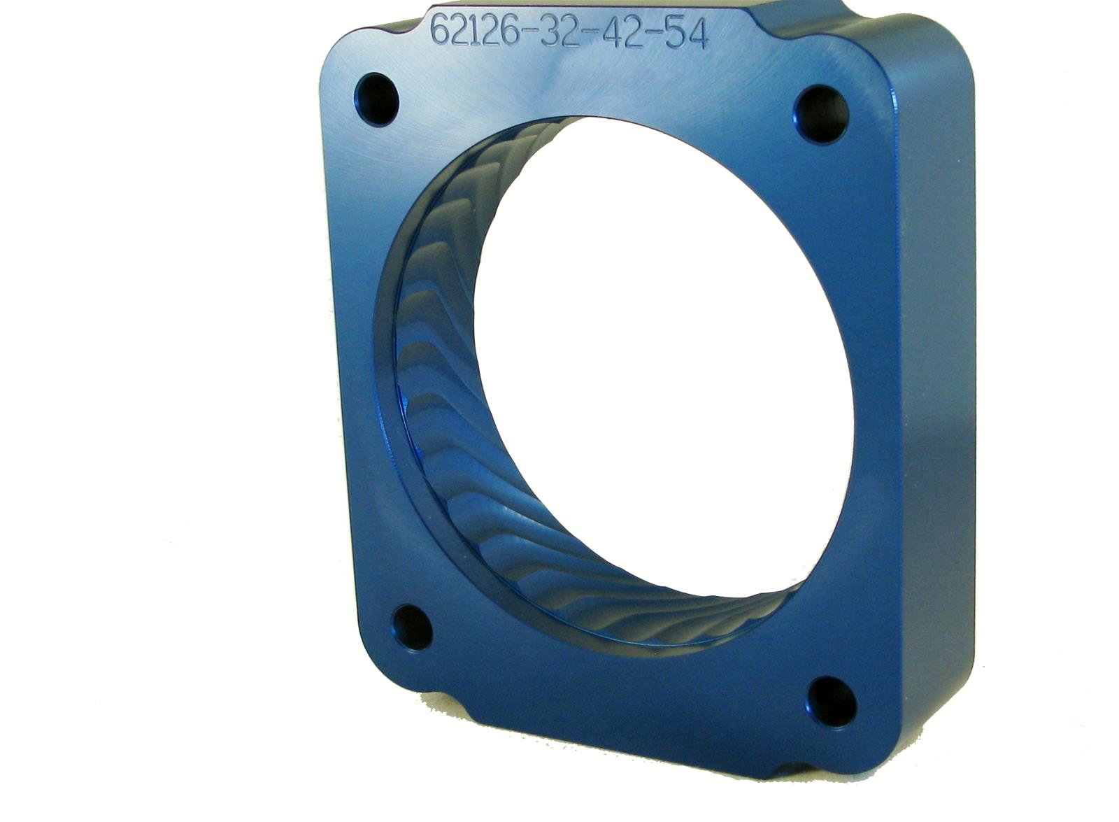 JET Powr-Flo Throttle Body Spacers for 1999-2003 F-250 SUPER DUTY, F-350 DUTY - 62132 Spacer, Powr-Flo, Aluminum, Blue Anodized, Ford, F-250/F-350 Super Duty Pickup, Each