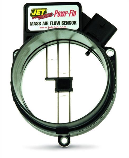 JET Powr-Flo Mass Airflow Sensors 69100 Air Meter, Plastic, Black, Chevy, GMC, C/K-Series Pickup, Each