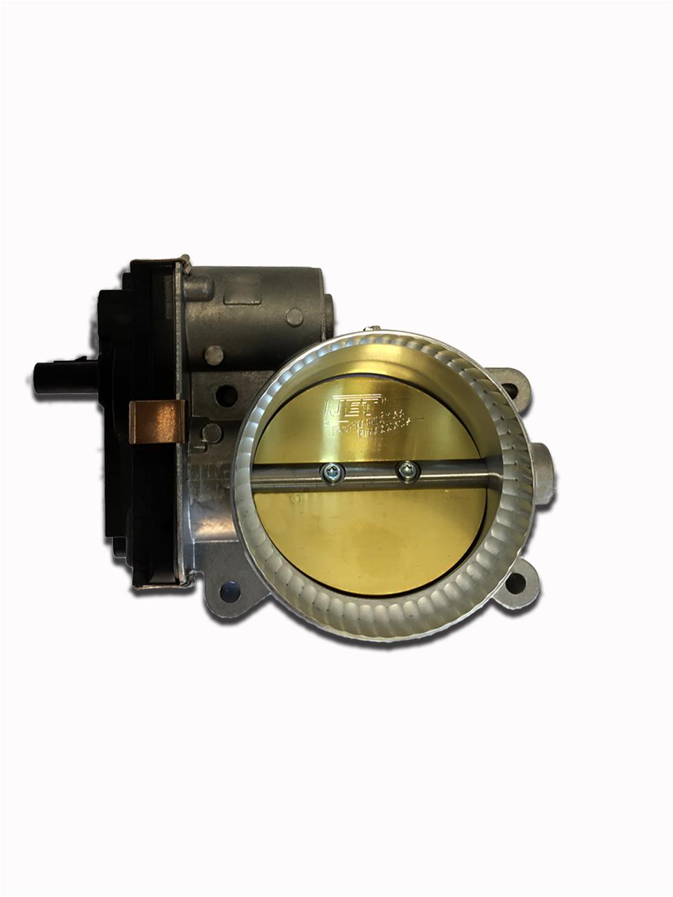 JET Powr-Flo Throttle Bodies 76166 Body, Powr-Flo, 87.00mm, Aluminum, Natural, Cadillac, Chevrolet, GMC, Each