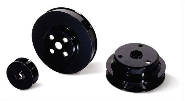 JET Underdrive Pulley Kits 90103 Set, Serpentine, Steel, Black, Ford, Mercury, SUV, Pickup, Passenger Car, 4.9, 5.0, 5.8L, L6, V8, Set thumbnail 2