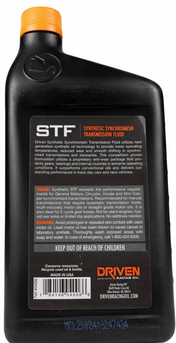 Driven Racing Oil 04006 Driven Racing Oil STF Syncromesh