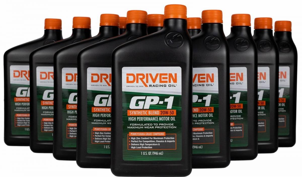Driven Racing Oil 19506-12 Driven Racing Oil GP-1 Synthetic Blend
