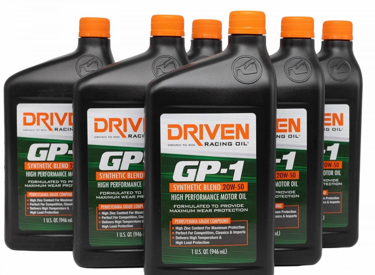 Driven Racing Oil 19506-6 Driven Racing Oil GP-1 Synthetic Blend