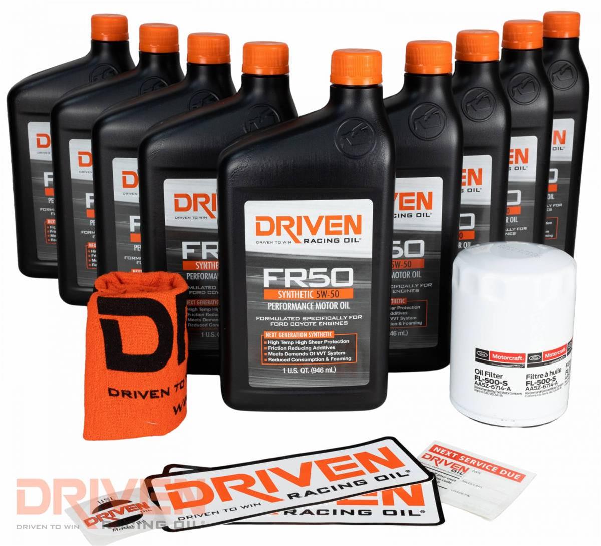 Driven FR50 Oil Change Kit 20951K for Ford Coyote