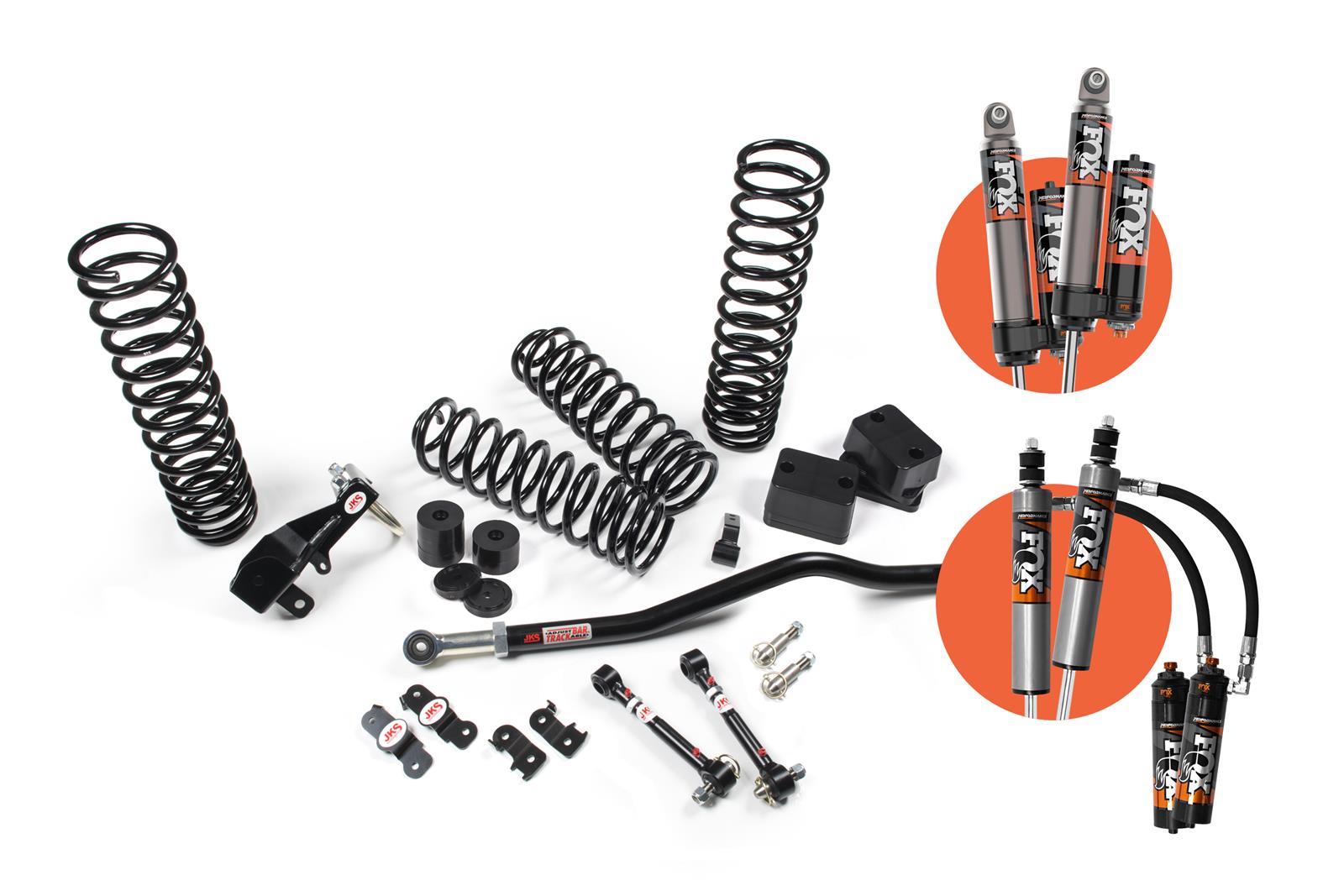 J Spec Racing JKS Manufacturing JSPEC101PES JKS J-Venture Suspension Systems with Fox ...