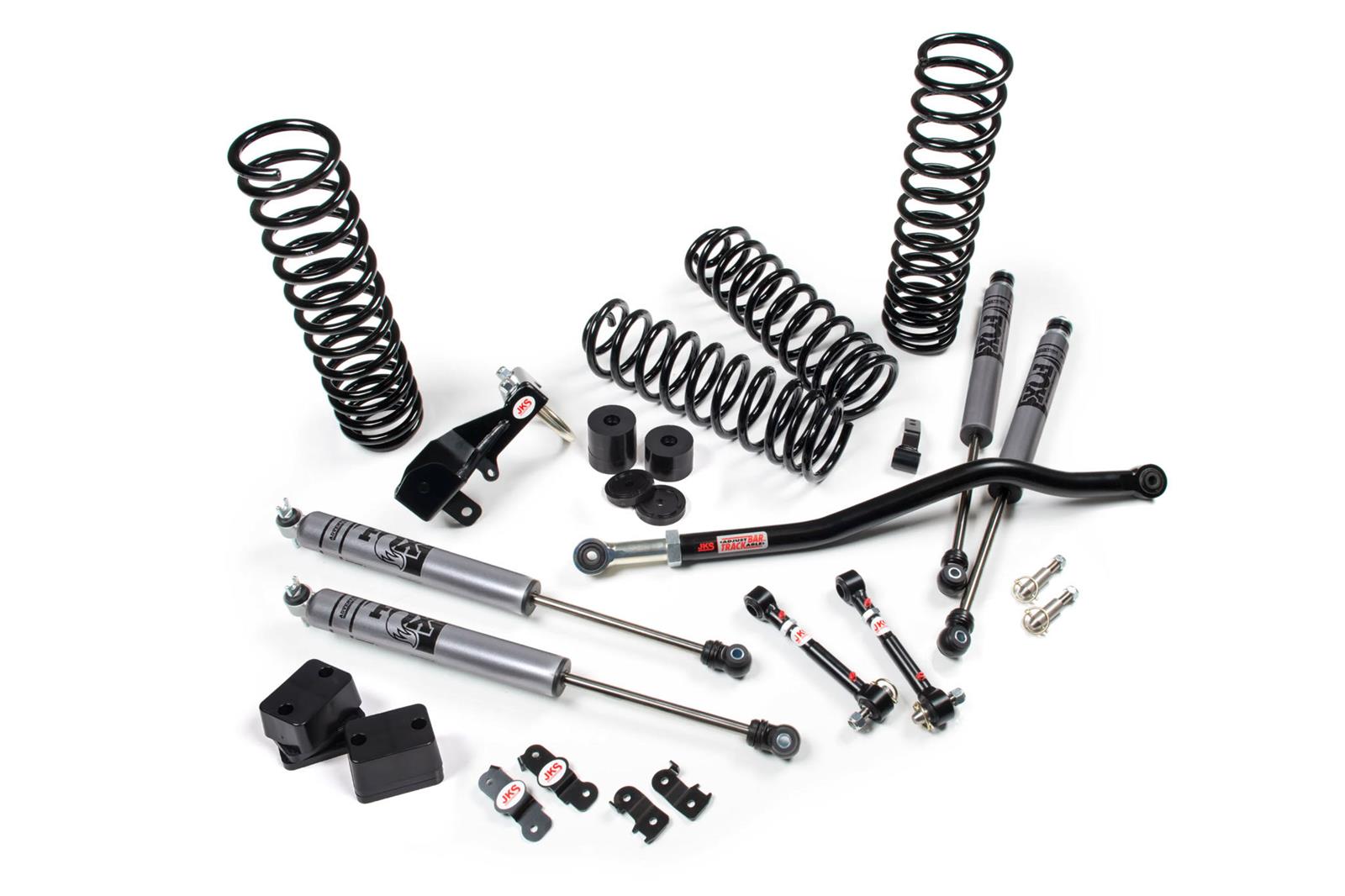 J Spec Racing JKS Manufacturing JSPEC102KFP JKS J-Venture Suspension Systems with Fox ...