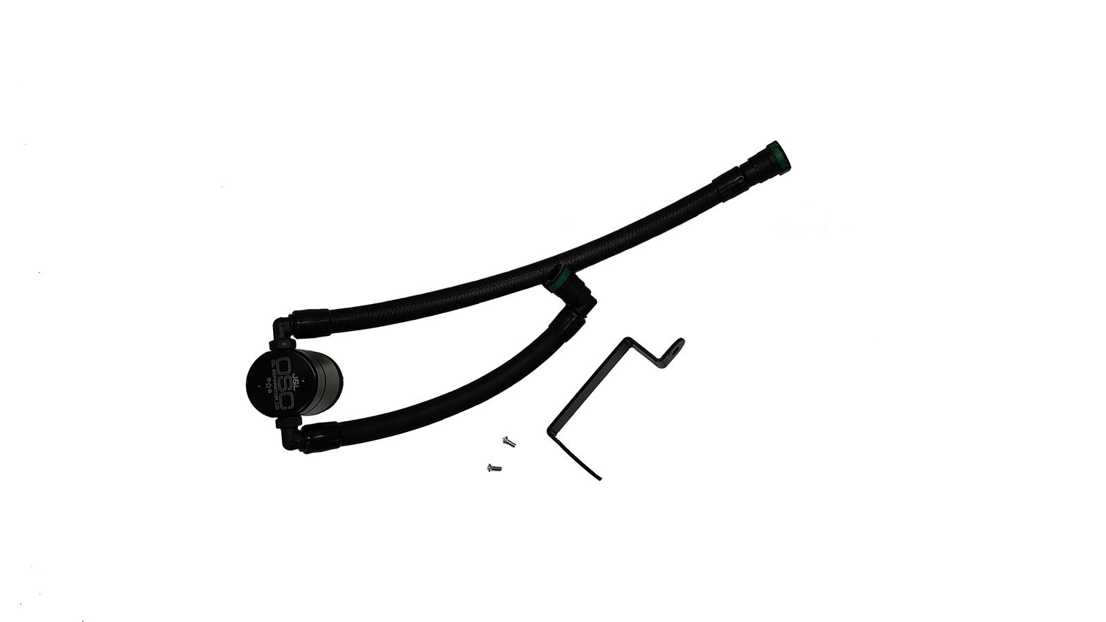 J&L 2025 Ford Bronco 2.3L/ 23-25 Ford Ranger 2.3L Separator 3.0 PCV Side - Black Anodized thumbnail 2