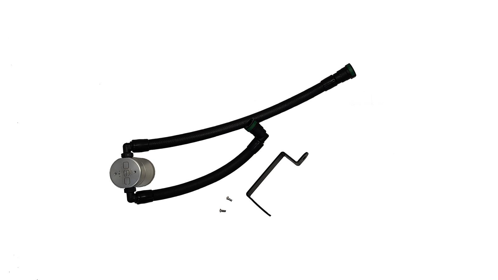 J&L 2025 Ford Bronco 2.3L/ 23-25 Ford Ranger 2.3L Separator 3.0 PCV Side - Clear Anodized thumbnail 2