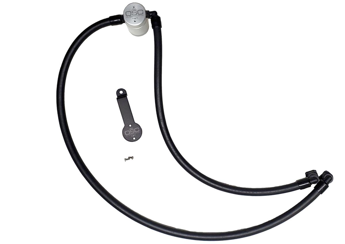J&L 20-25 Jeep Wrangler 2.0L Driver Side Oil Separator 3.0 - Clear Anodized thumbnail 2
