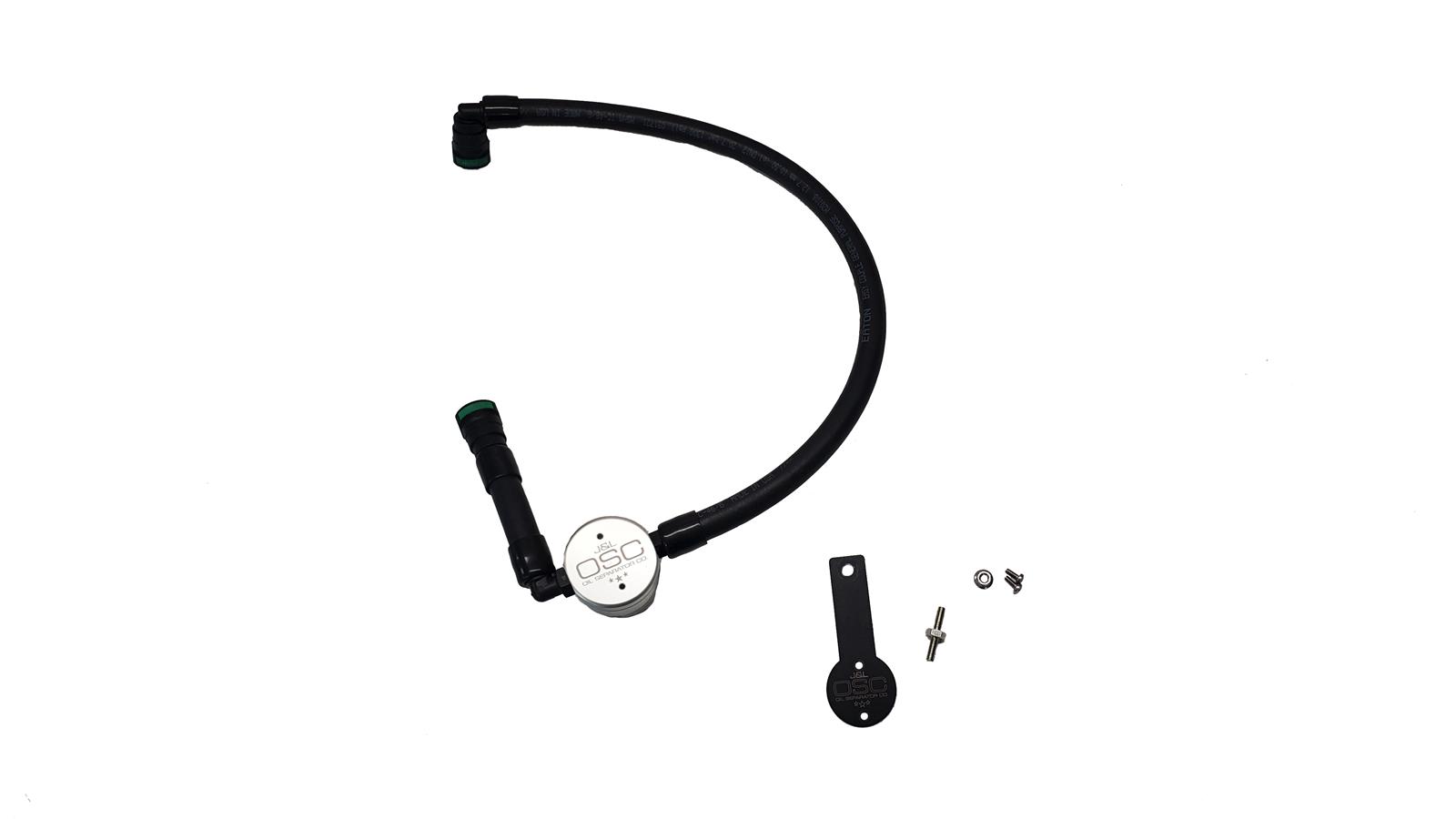 J&L 16-25 Dodge Durango / Jeep Grand Cherokee 3.6L Oil Separator 3.0 Passenger Side - Clear Anod thumbnail 3