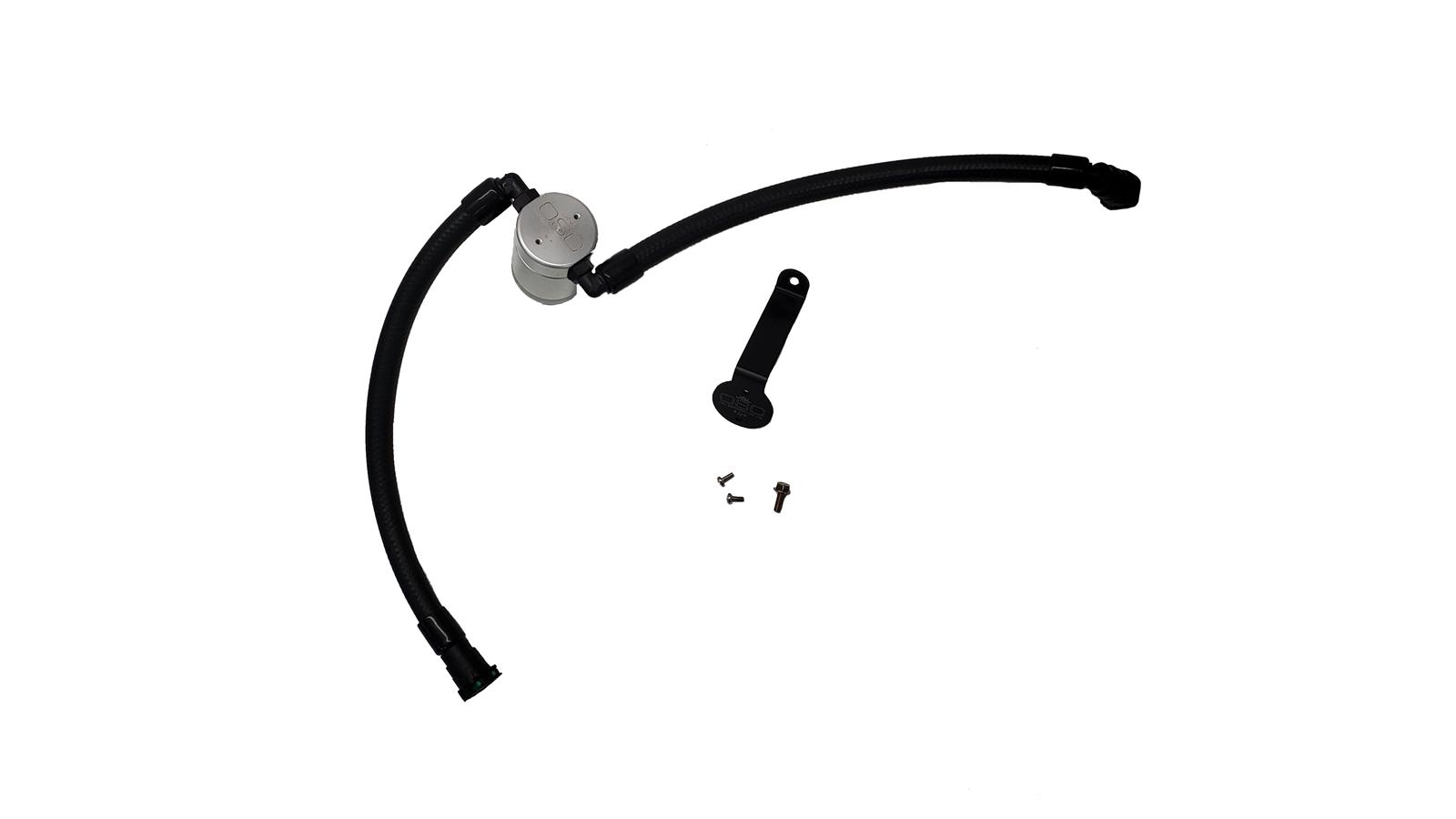 J&L 20-23 Buick Encore GX / Chevrolet Trailblazer Driver Side Oil Separator 3.0 - Clear Anodized thumbnail 2