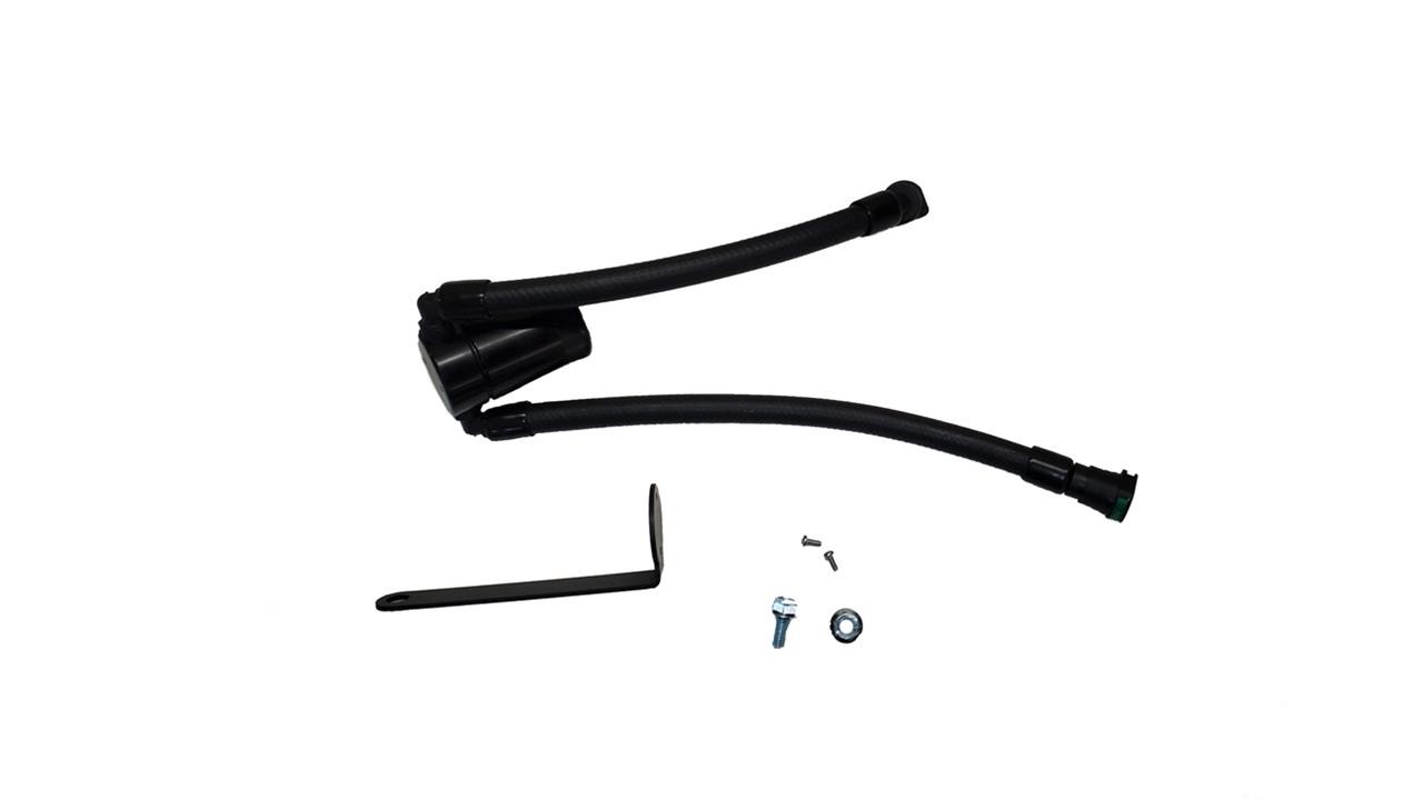 J&L 23-25 Ford F-150 Raptor R Oil Separator 3.0 Passenger Side - Black Anodized thumbnail 3