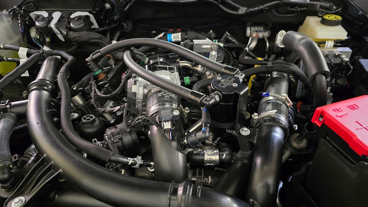 J&L 24-25 Ford Ranger 2.7L EcoBoost PCV Side Clear Anodized
