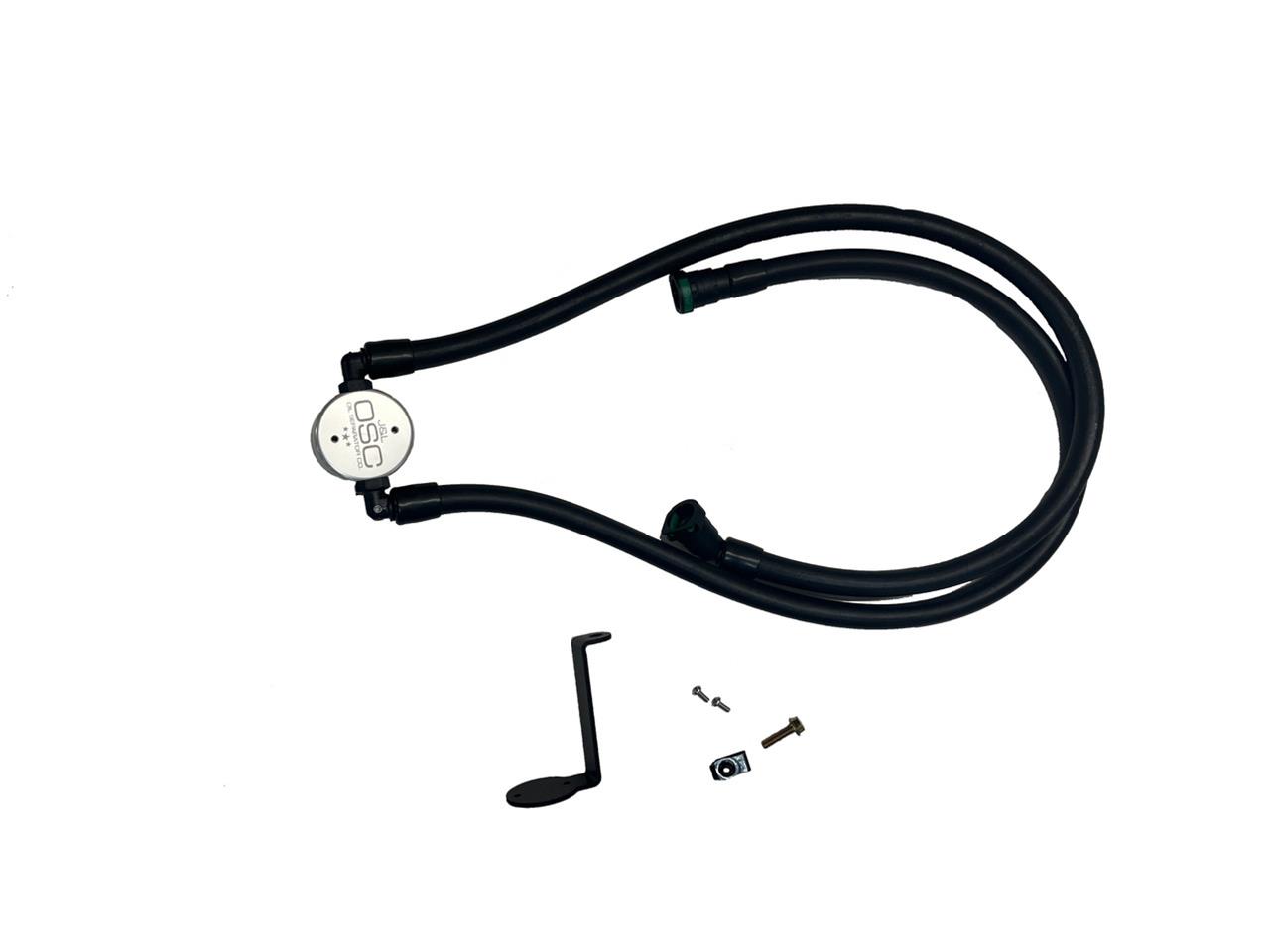 J&L 2025 Ford Explorer 2.3L EcoBoost 3.0 PVC Side Oil Separator - Clear Anodized