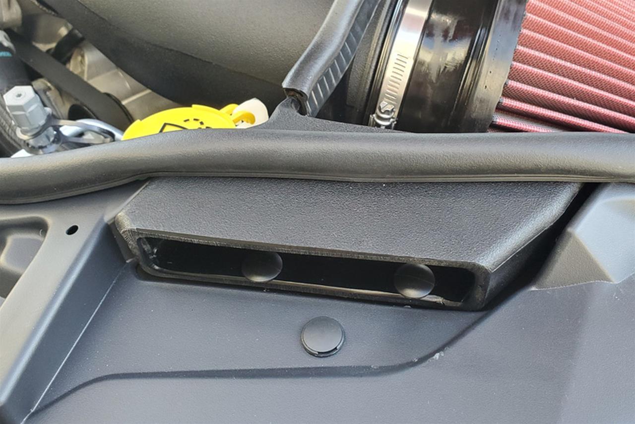 JLT 2021 Dodge Durango Hellcat 6.2L Black Textured Cold Air Intake Kit w/Red Filter thumbnail 2