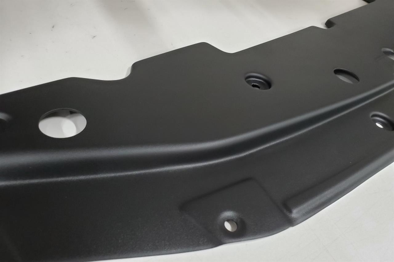 JLT 05-09 Ford Mustang GT/V6 Black Textured Full Length Radiator Support Cover