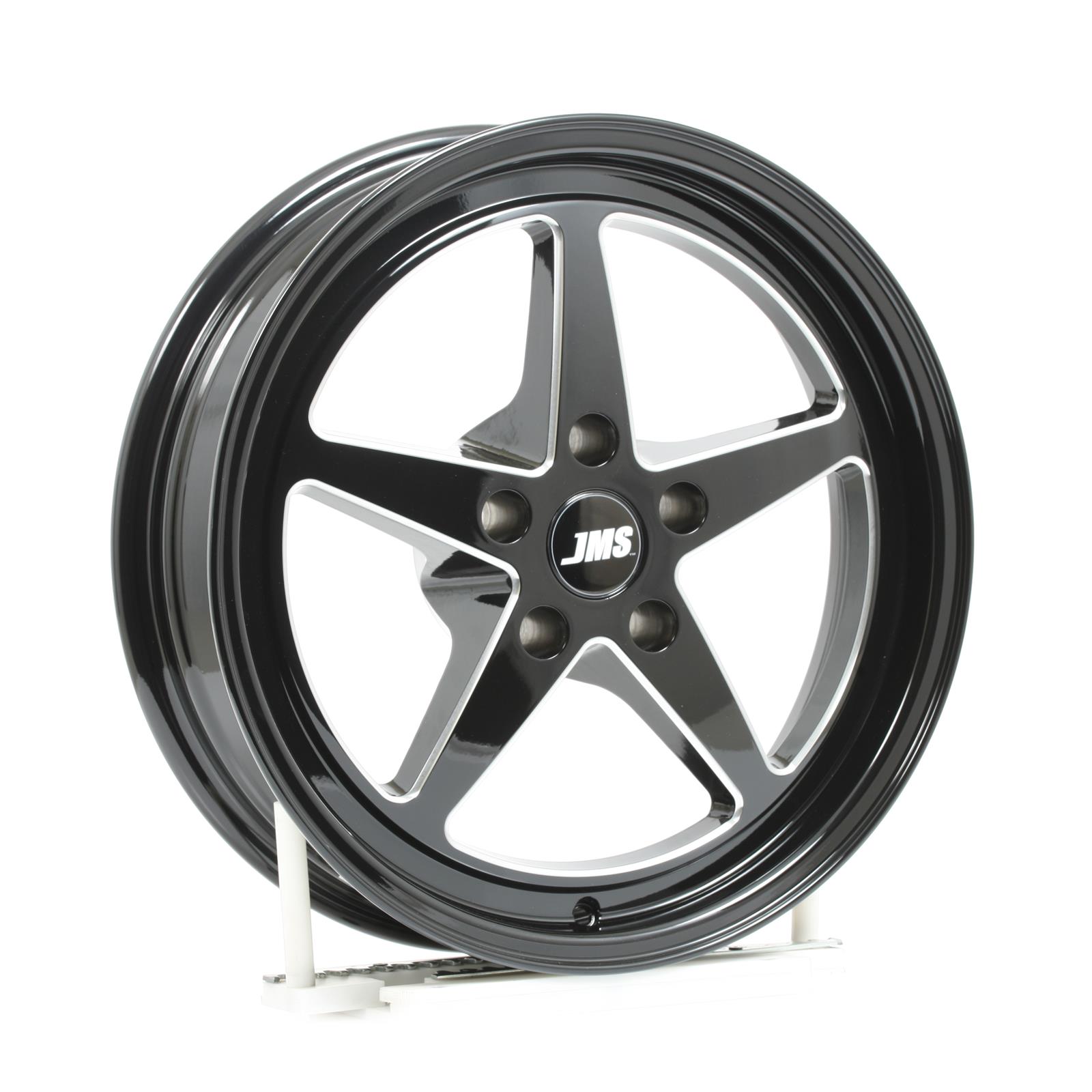 JMS Chip and Performance A1745175DB JMS Chip Avenger Series Clearcoated  Black Diamond Cut Wheels | Summit Racing