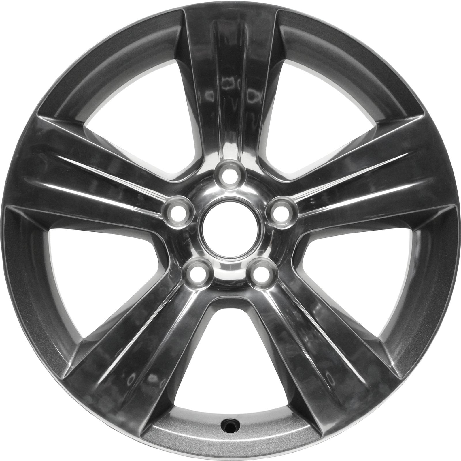 Partsynergy Replacement For New Aluminum Alloy Wheel Rim 17 Inch Fits 2015-2017 Jeep Patriot 5-114.3mm 5 Spokes