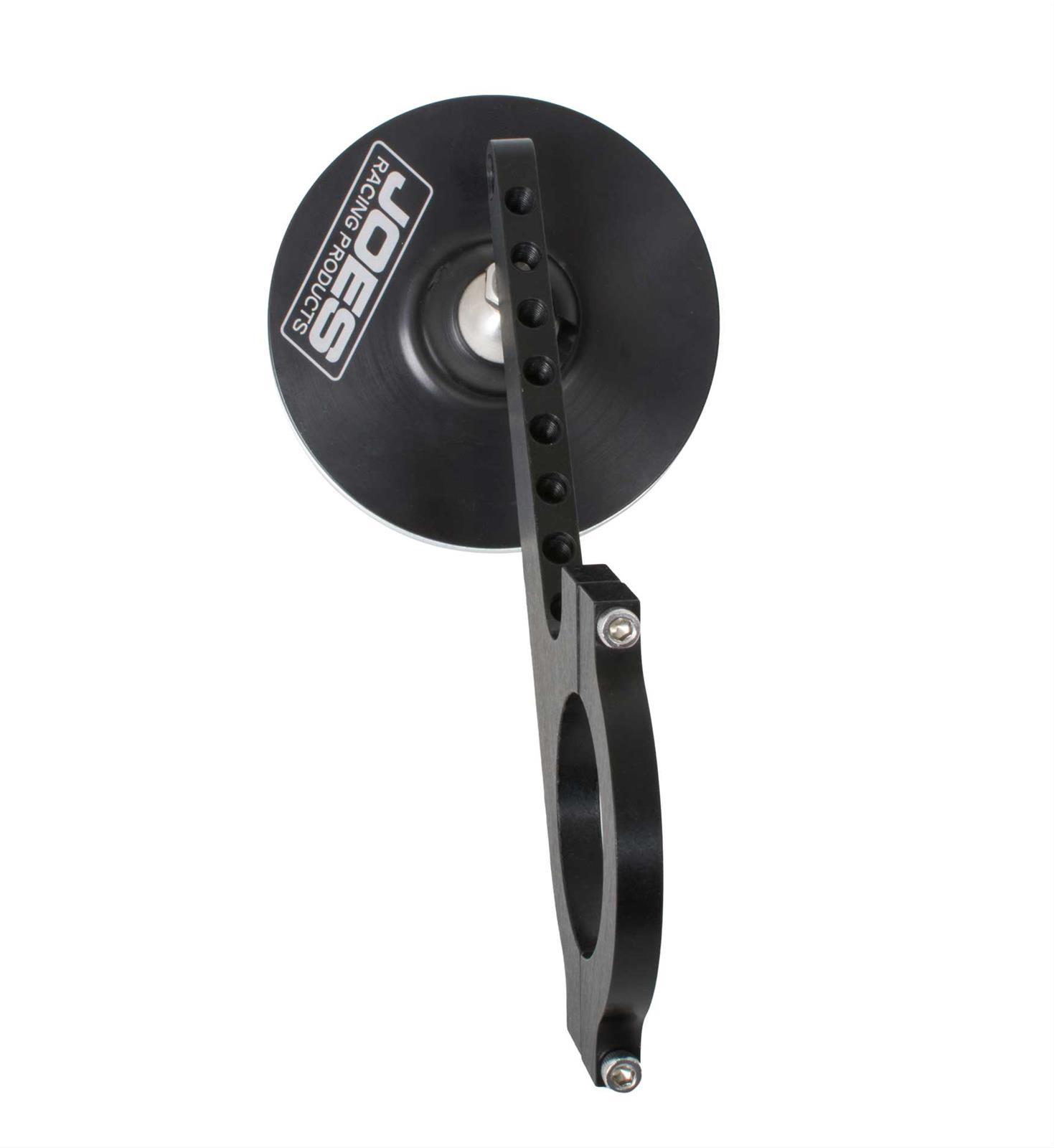 JOES Racing Products Side View Mirrors 11222 Mirror, Blindspot, Convex, Manual, Round, 3 in. Diameter, Black Housing, for 1 1/2 in. Roll Bar thumbnail 3